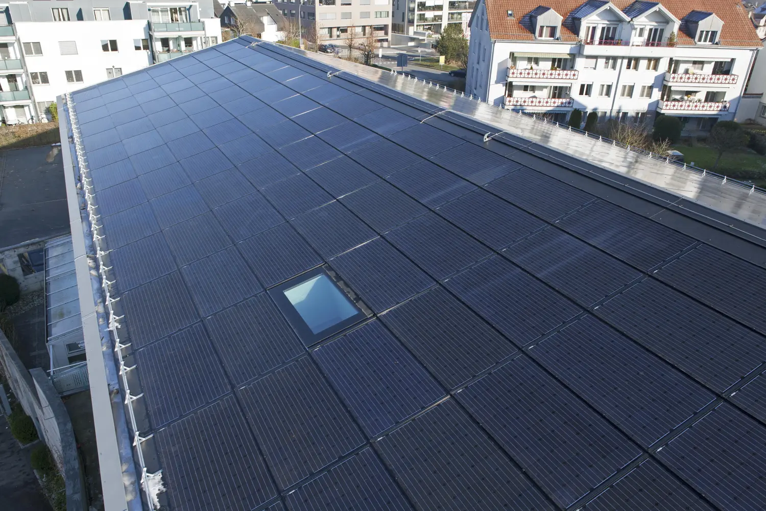 Solarprojekt auf dem Dach von SolarRoof GmbH