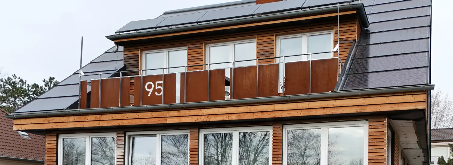 Solarprojekt auf dem Dach von SolarRoof GmbH