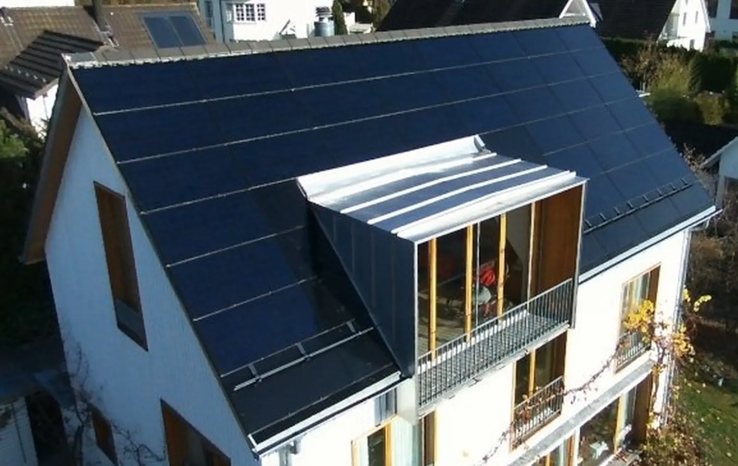 Solarprojekt auf dem Dach von SolarRoof GmbH