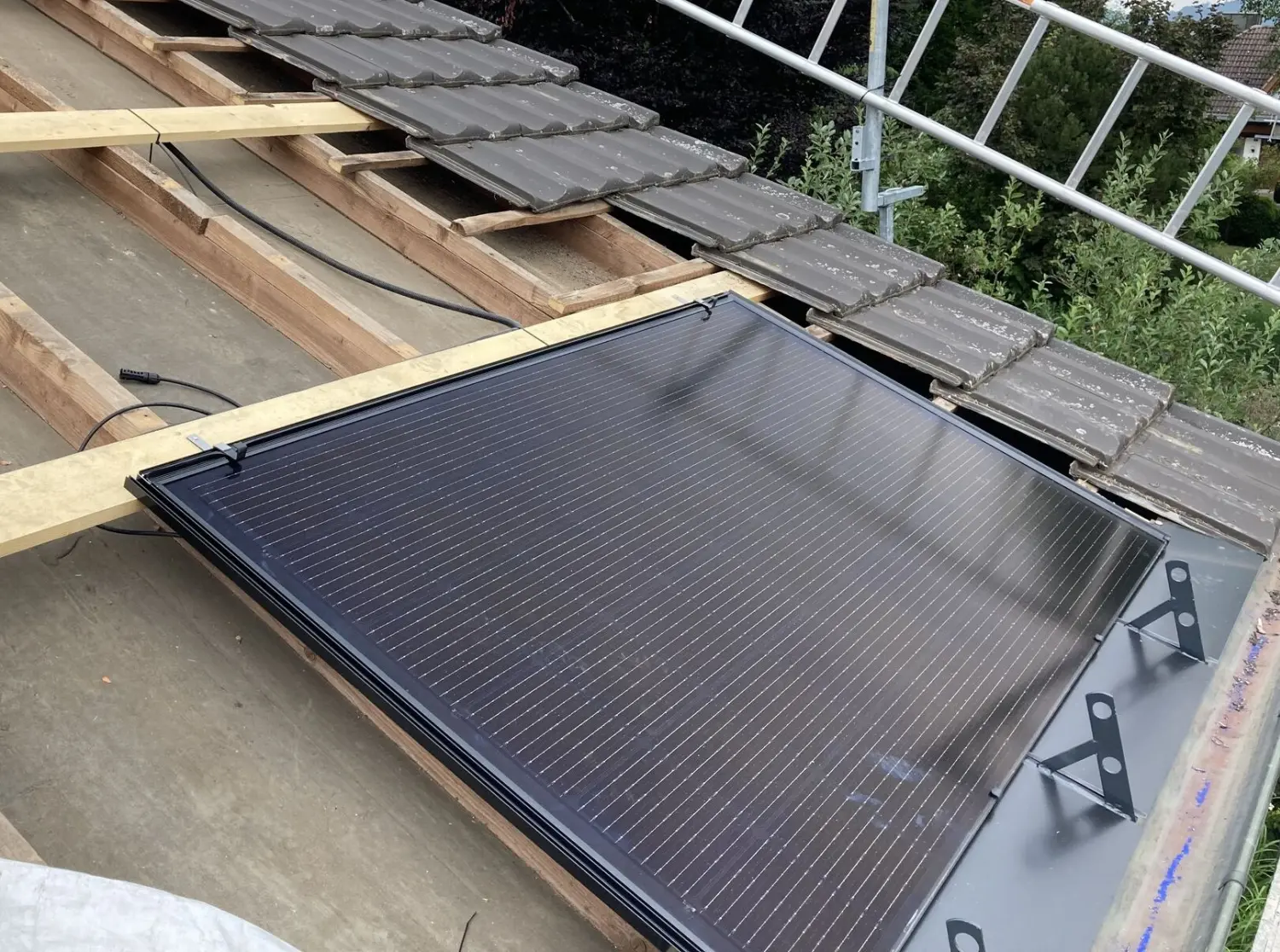Solarprojekt auf dem Dach von SolarRoof GmbH