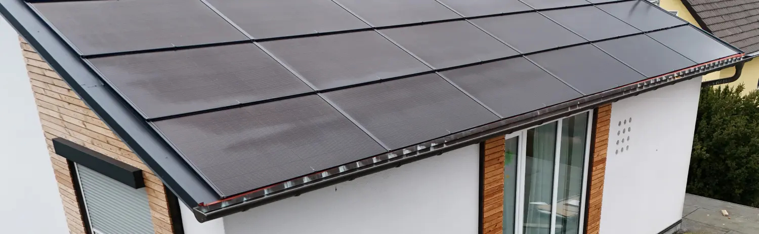 Solarprojekt auf dem Dach von SolarRoof GmbH
