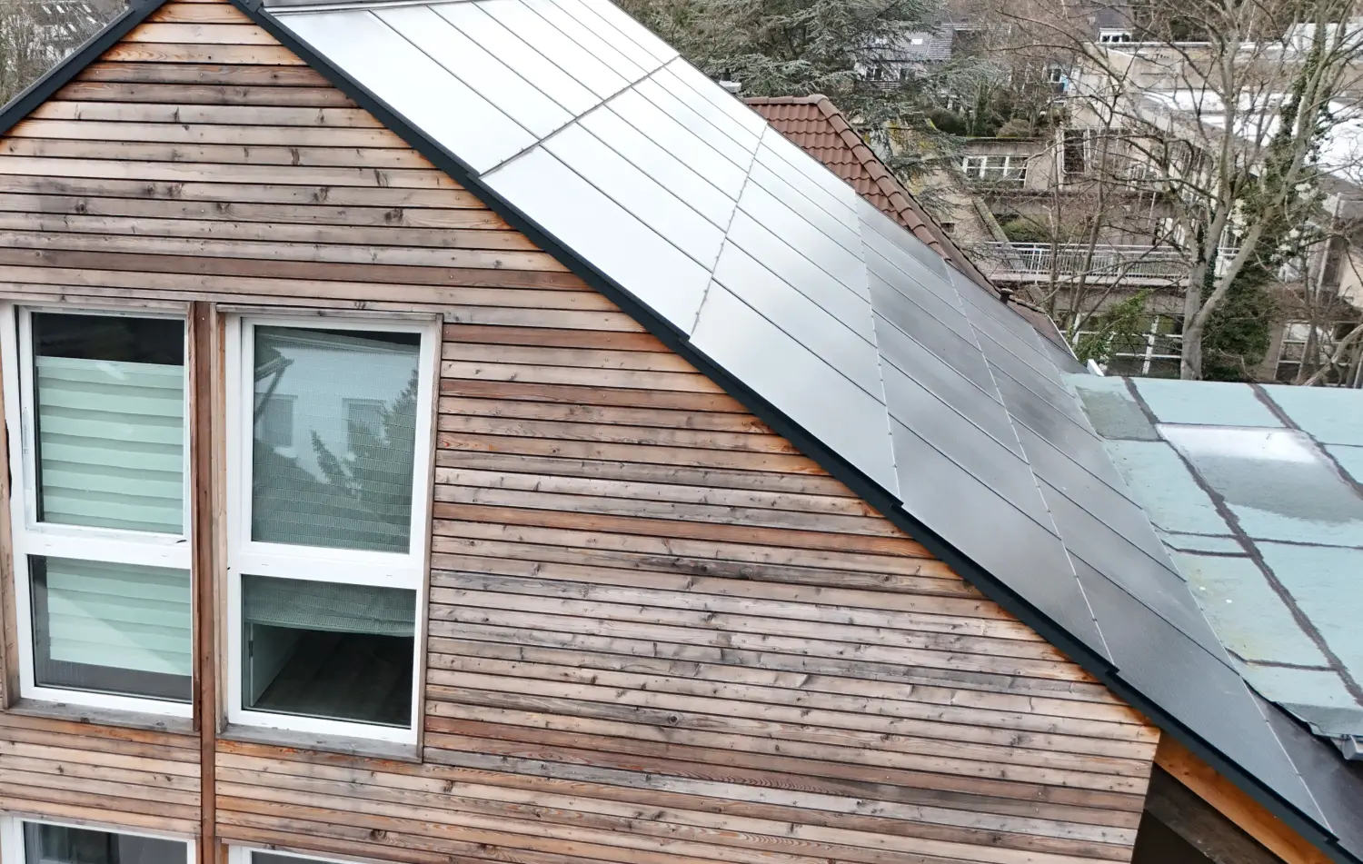 Solarprojekt auf dem Dach von SolarRoof GmbH
