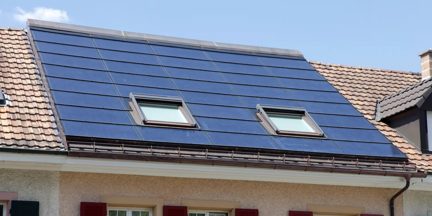 Solarprojekt auf dem Dach von SolarRoof GmbH