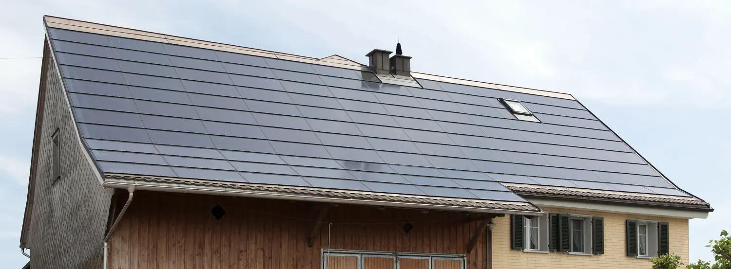 Solarprojekt auf dem Dach von SolarRoof GmbH