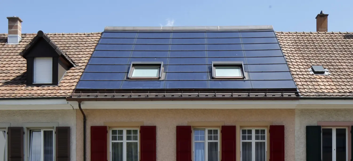 Solarprojekt auf dem Dach von SolarRoof GmbH