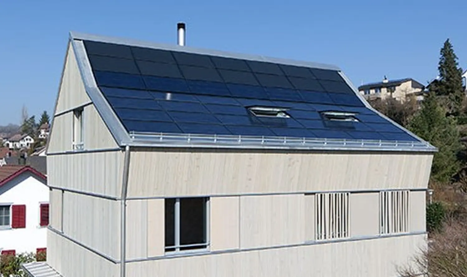 Solarprojekt auf dem Dach von SolarRoof GmbH