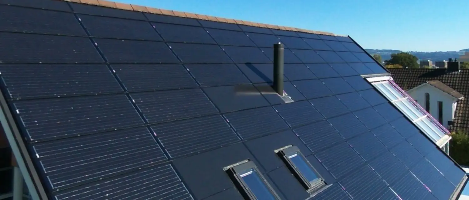 Solarprojekt auf dem Dach von SolarRoof GmbH