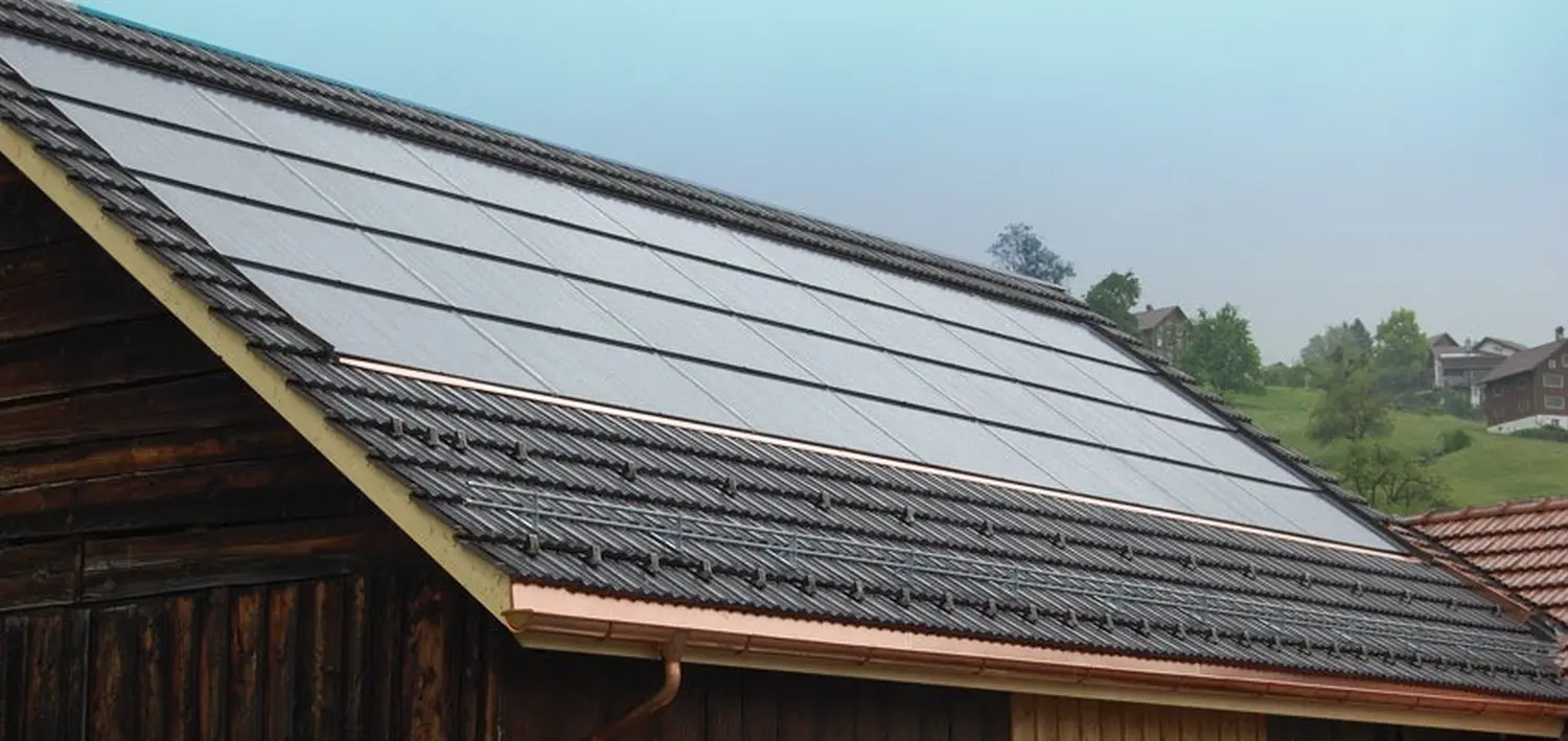 Solarprojekt auf dem Dach von SolarRoof GmbH