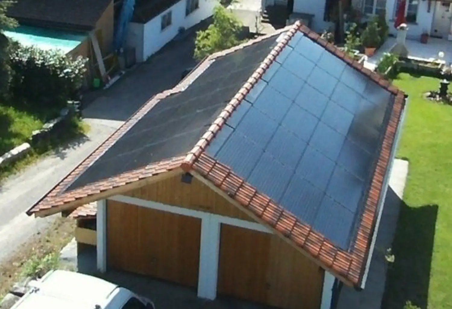 Solarprojekt auf dem Dach von SolarRoof GmbH