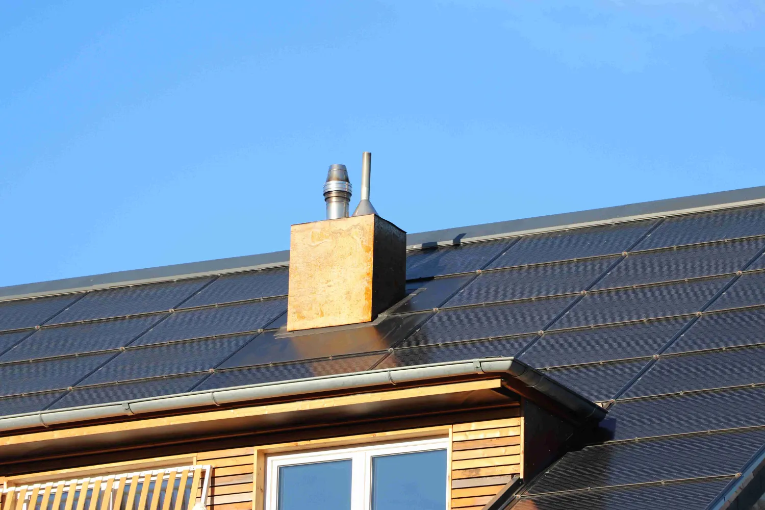 Solarprojekt auf dem Dach von SolarRoof GmbH