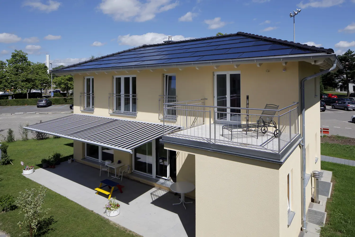 Solarprojekt auf dem Dach von SolarRoof GmbH