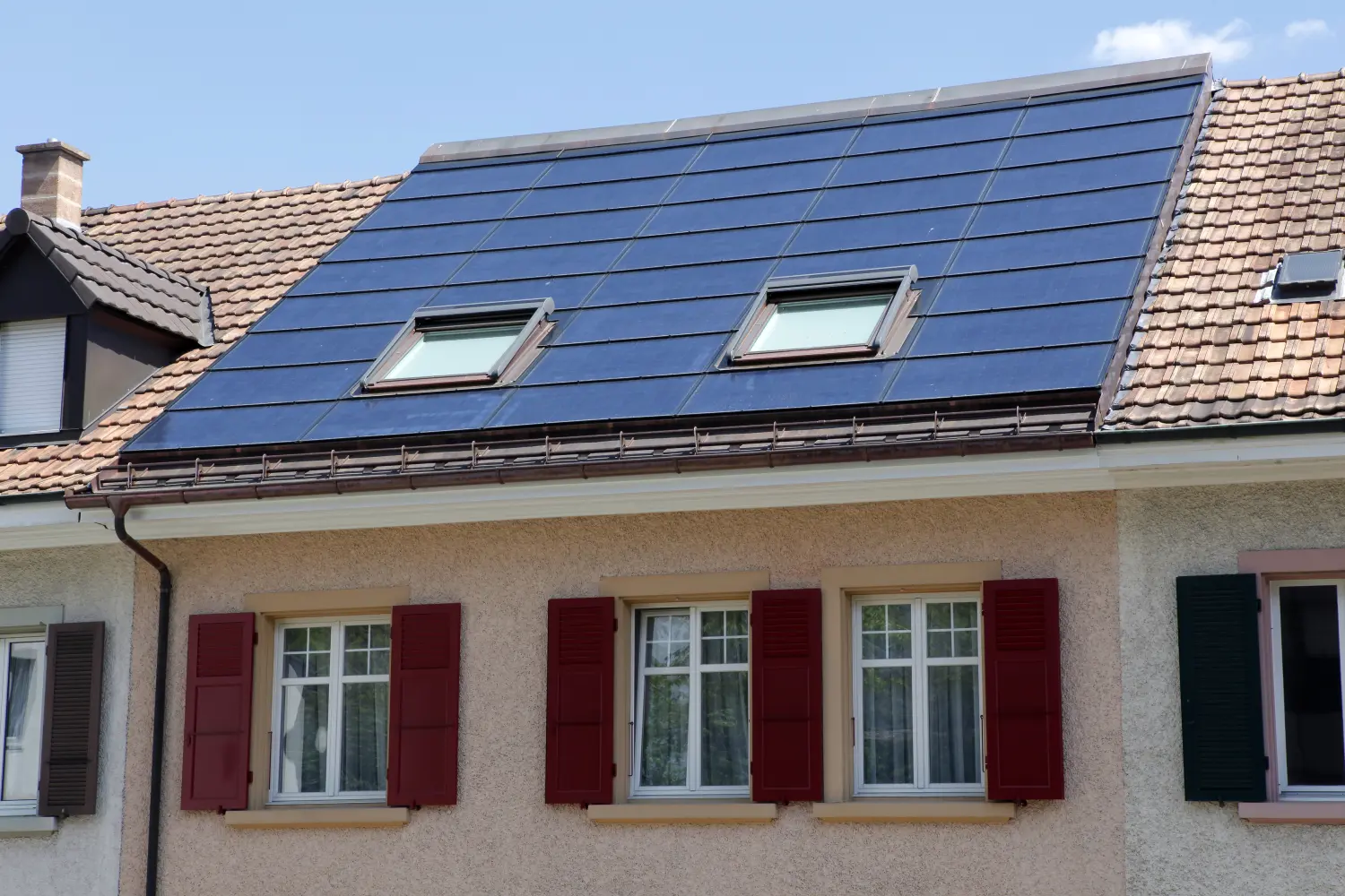 Solarprojekt auf dem Dach von SolarRoof GmbH