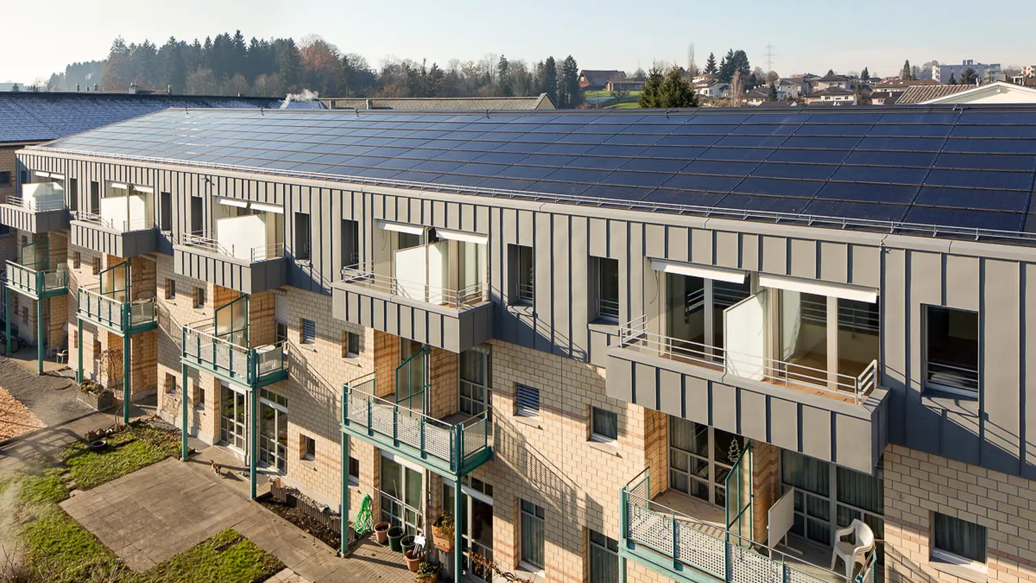 Solarprojekt auf dem Dach von SolarRoof GmbH