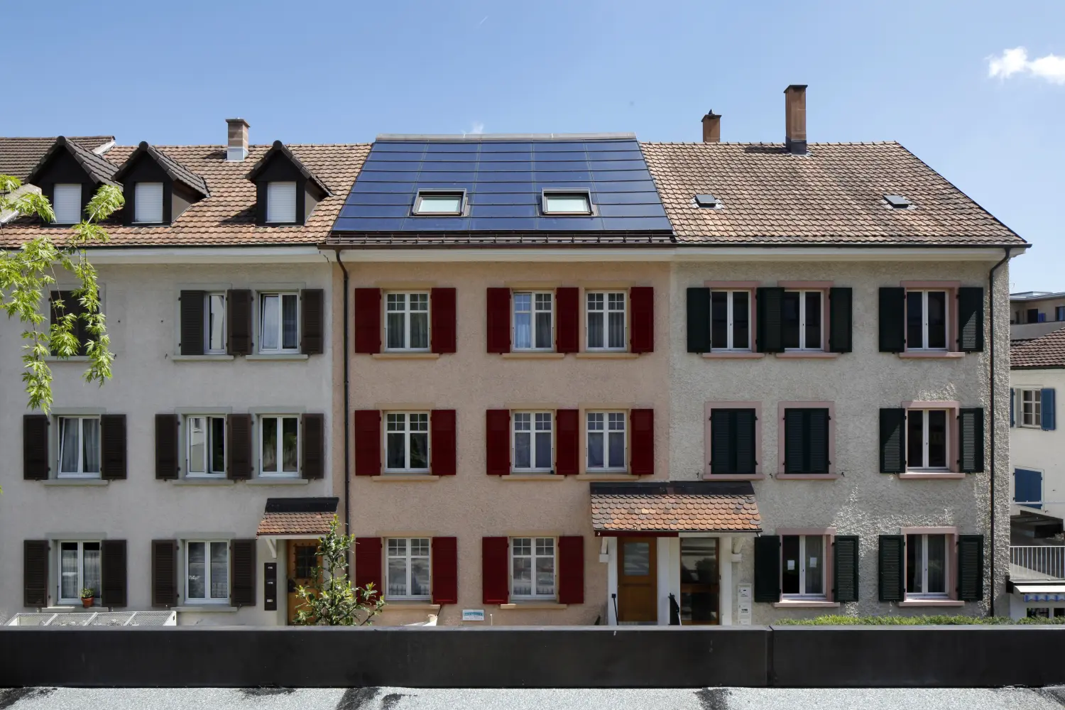 Solarprojekt auf dem Dach von SolarRoof GmbH