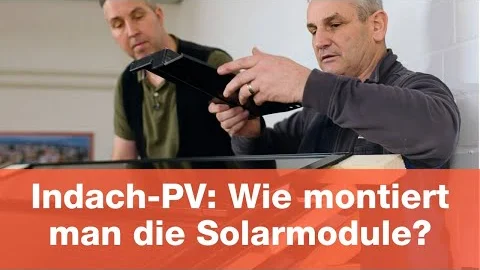 Indach-PV: Wie montieren Profis die Solarmodule?