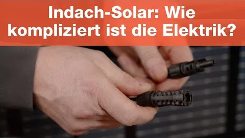 Elektrik bei Indach-PV – komplexer als bei Aufdach?